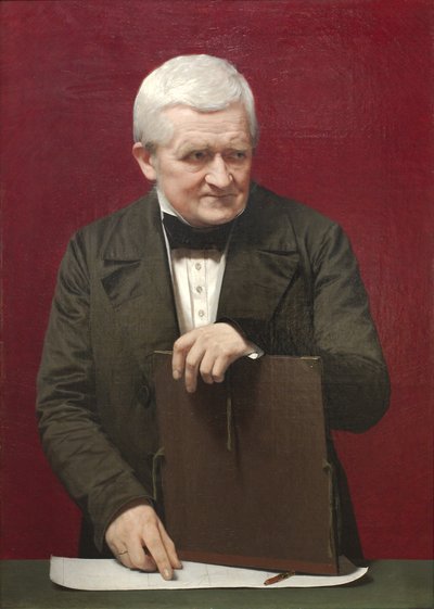 C.W. arcképe Eckersberg alkotó: Johan Vilhelm Gertner